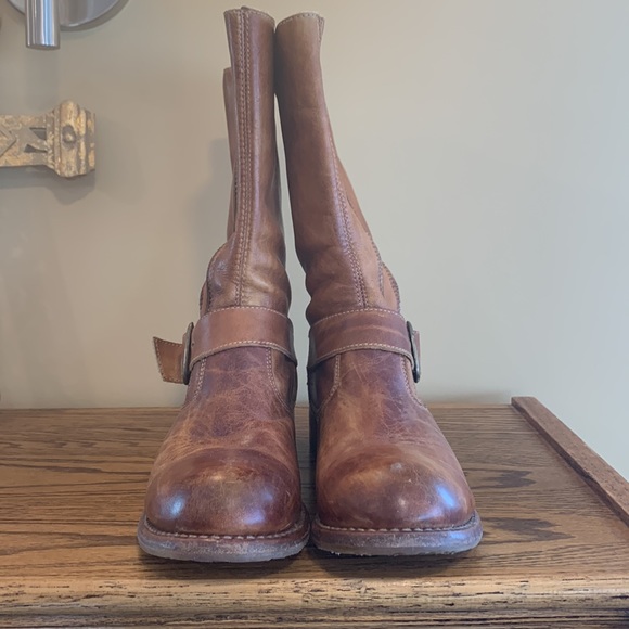 Bed Stu Women's Hustle Motorcycle Boot; Tan Rustic size 8 - Picture 4 of 9